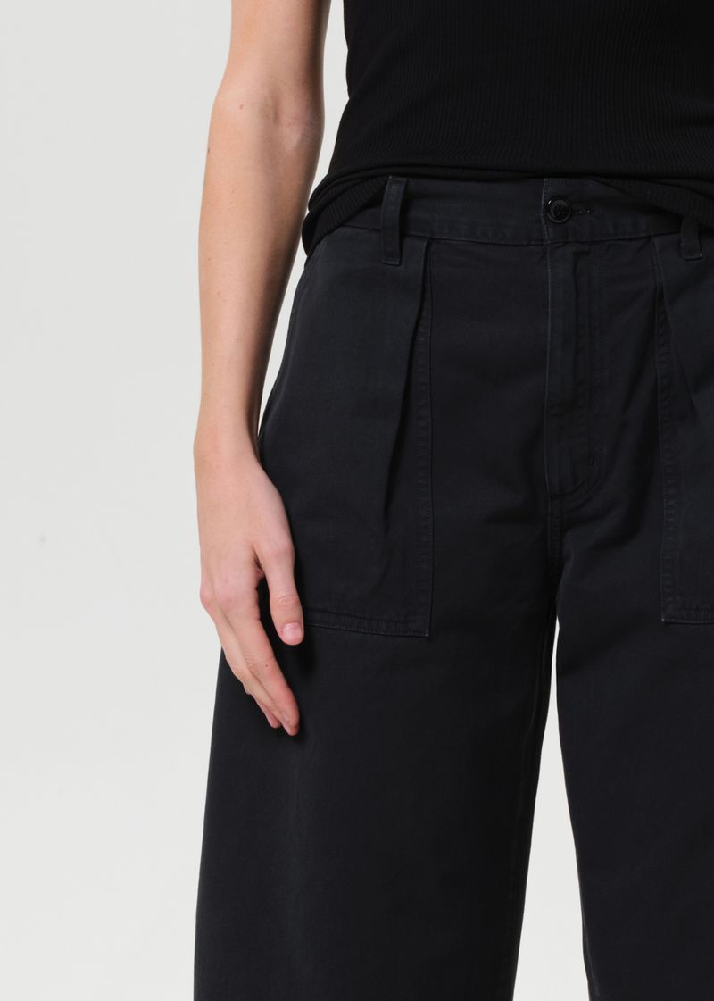 Sefton Pant in Washed Black close up