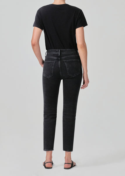 Nico High Rise Slim Fit Stretch in Hotline AGOLDE