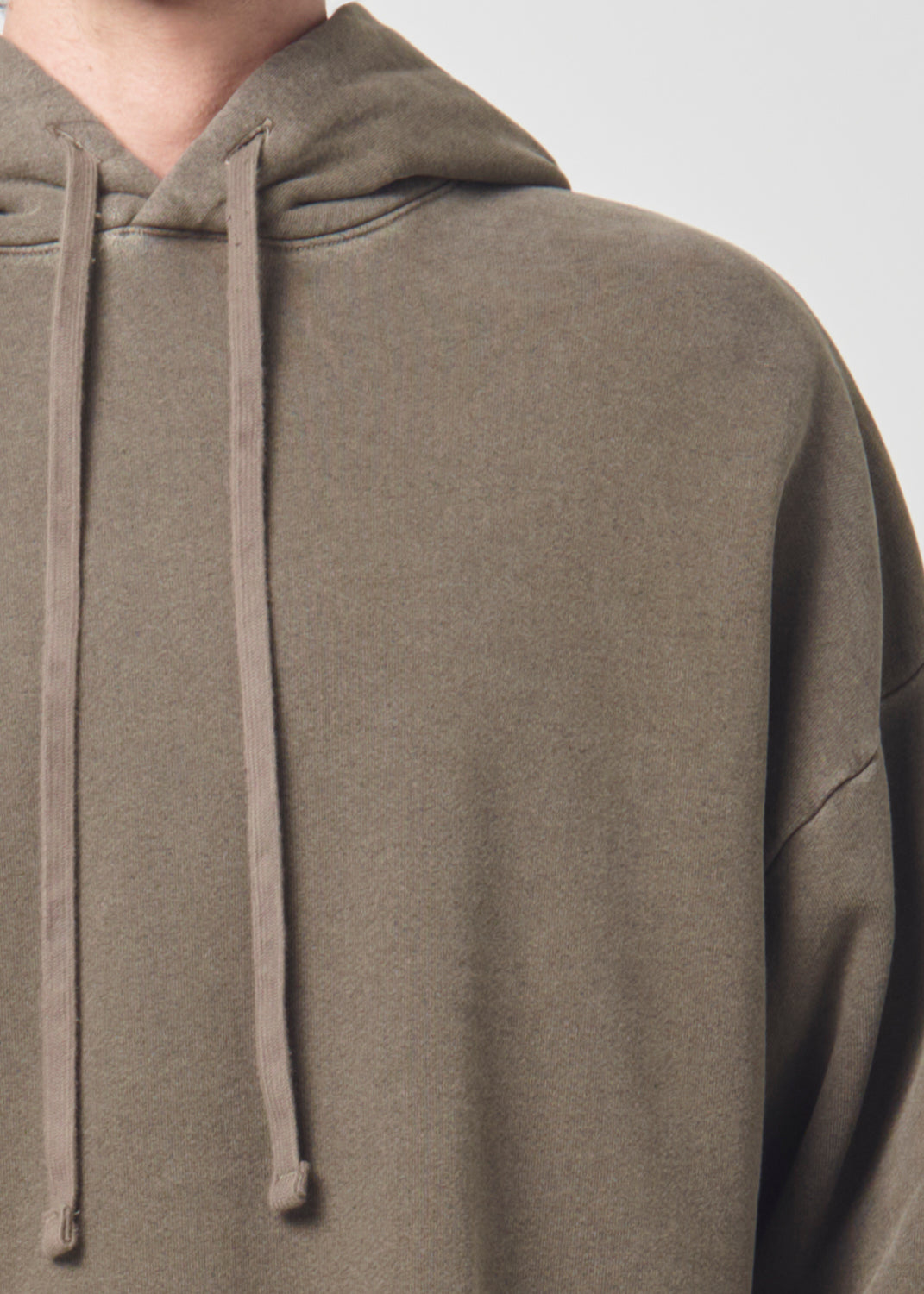 Salford Hoodie in Shade close up