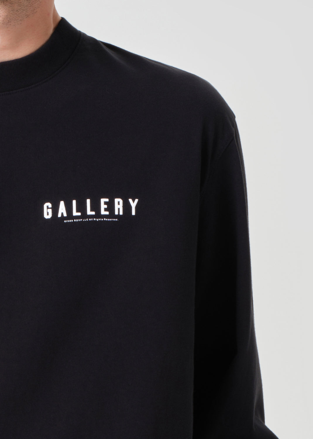 AGOLDE / RSVP Gallery L/S Tee in Black / White