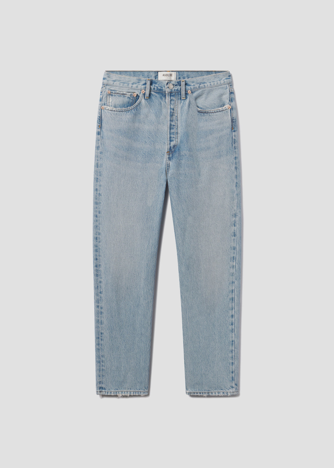 90'S Crop Mid Rise Straight in Force Flat