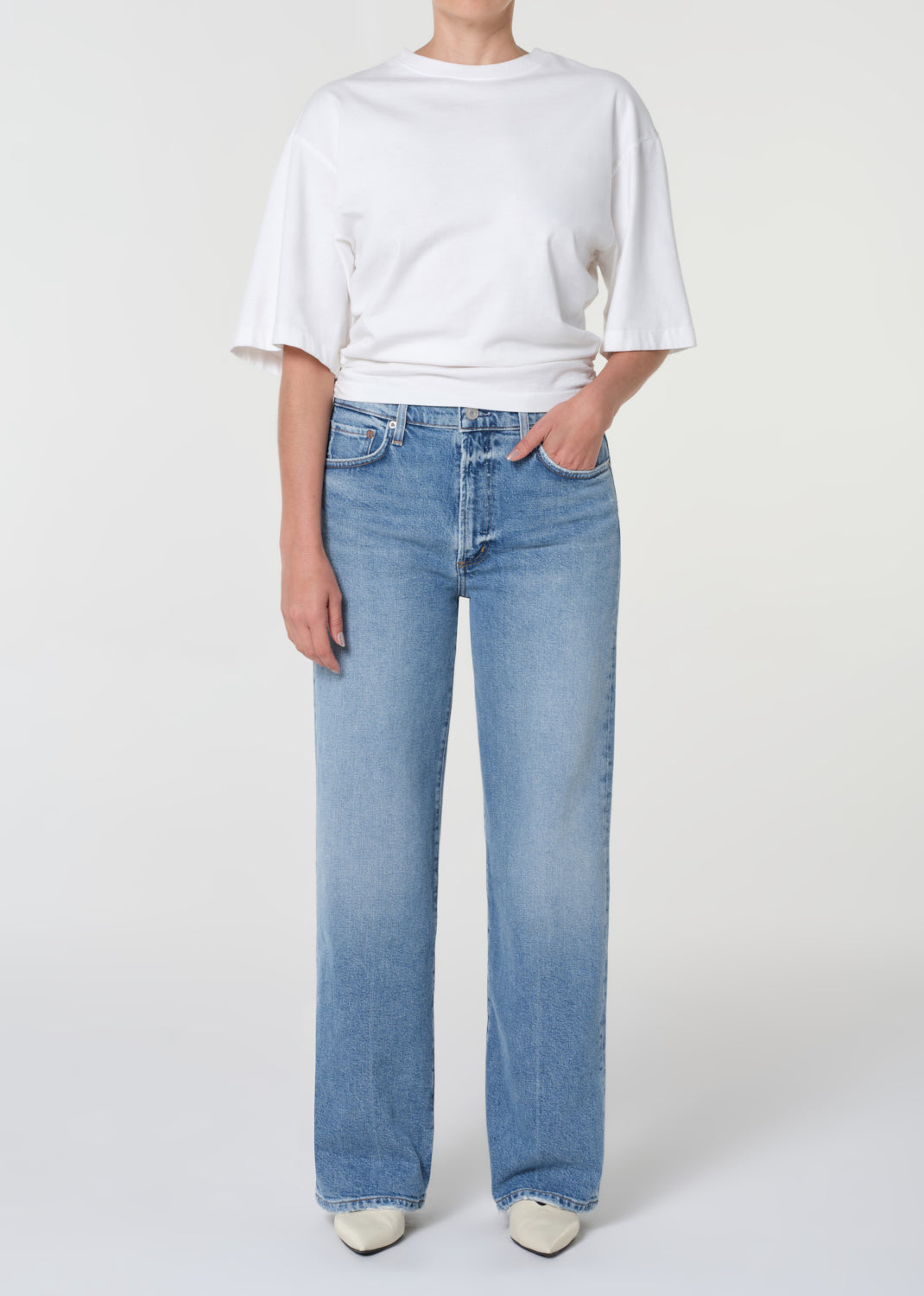 Harper 29" Petite Jean in Forum Front Full Body