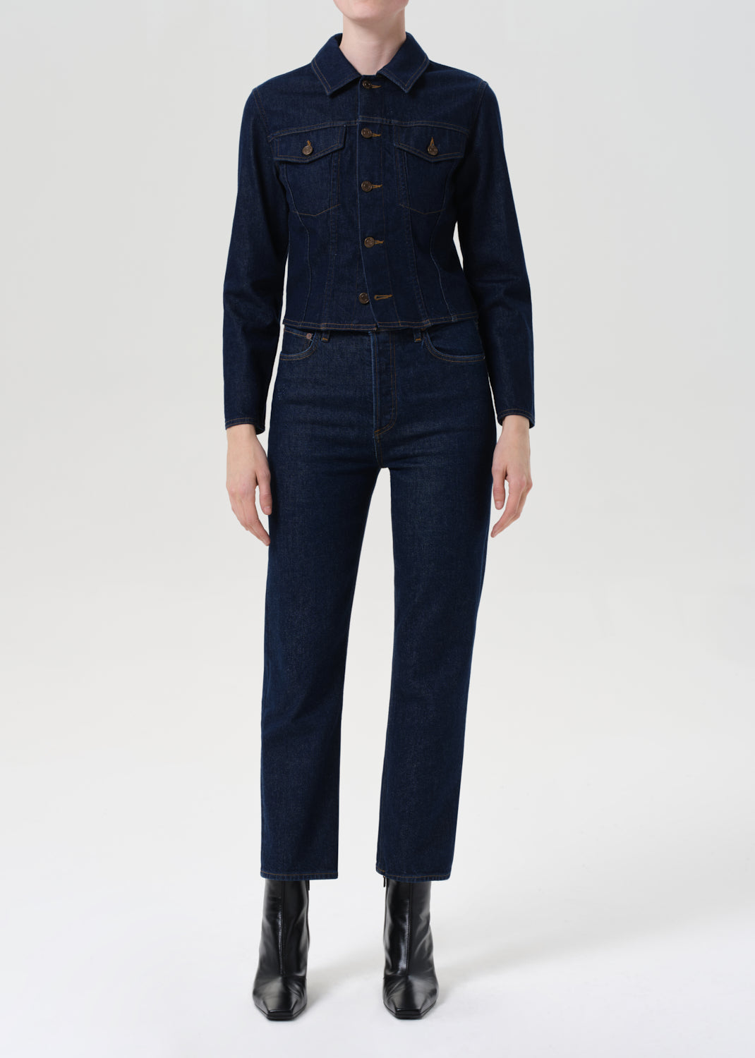 デニム・ジーパン AGOLDE Black denim 90 s Pinch jeans (A154C1157 HITCH HICH) 90's Pinch Waist High Rise Straight in Infinite – AGOLDE
