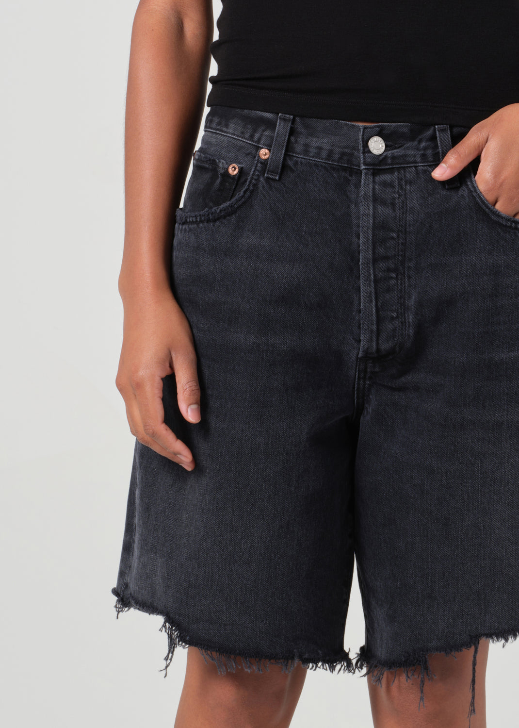 Indra Short in Bounce close up