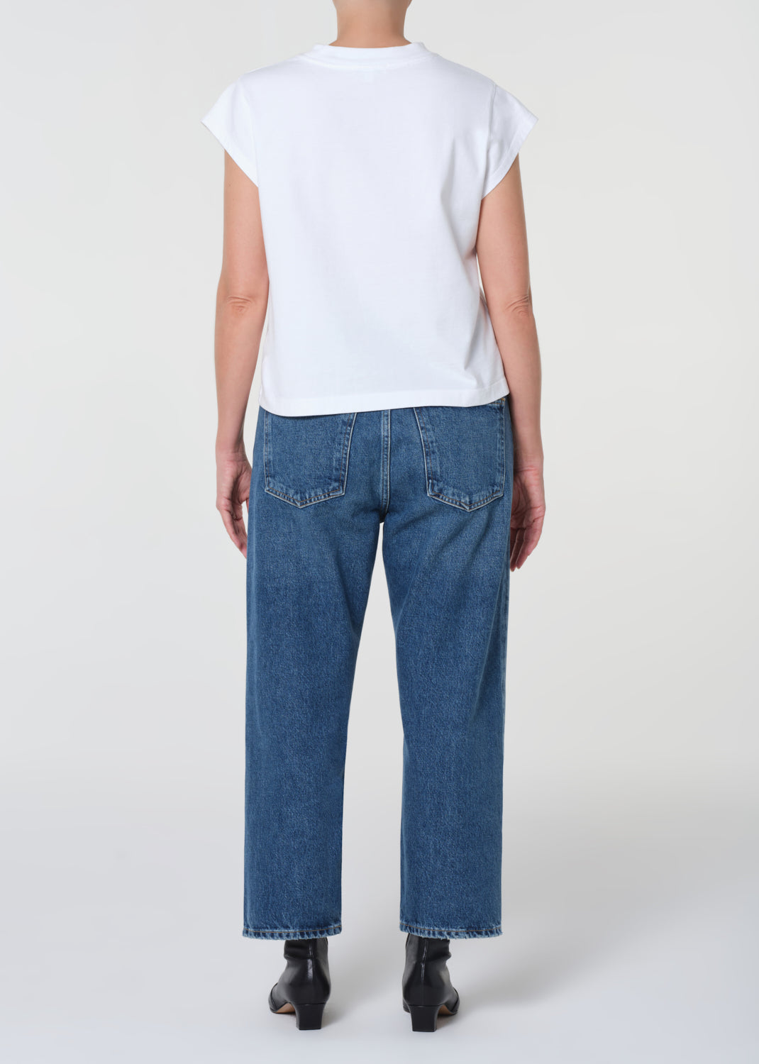 90s Crop Petite Jean in Bounty Back