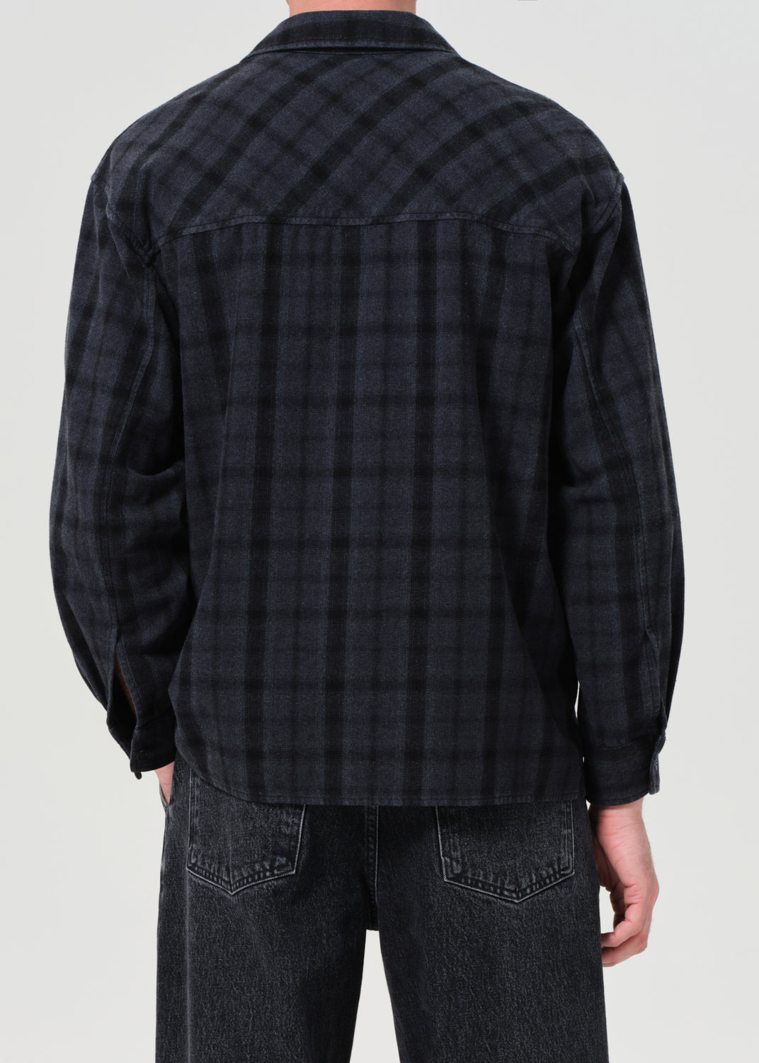 Brennan Shirt in Umbra Check/Mirage