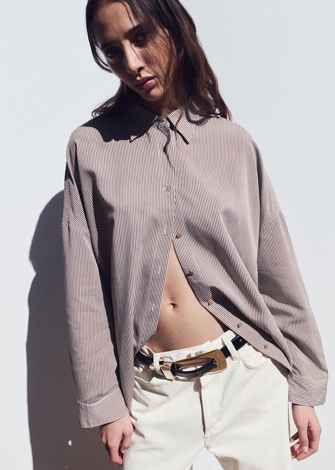 Roux Shirt in Jakarta Stripe mood