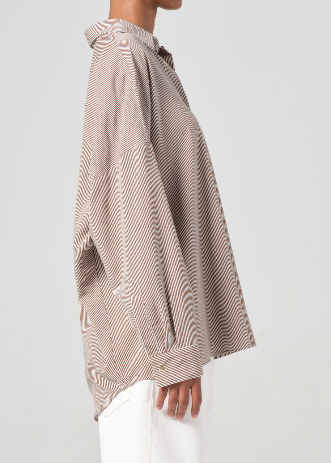 Roux Shirt in Jakarta Stripe side