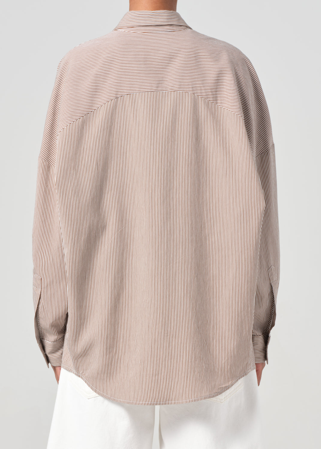 Roux Shirt in Jakarta Stripe back