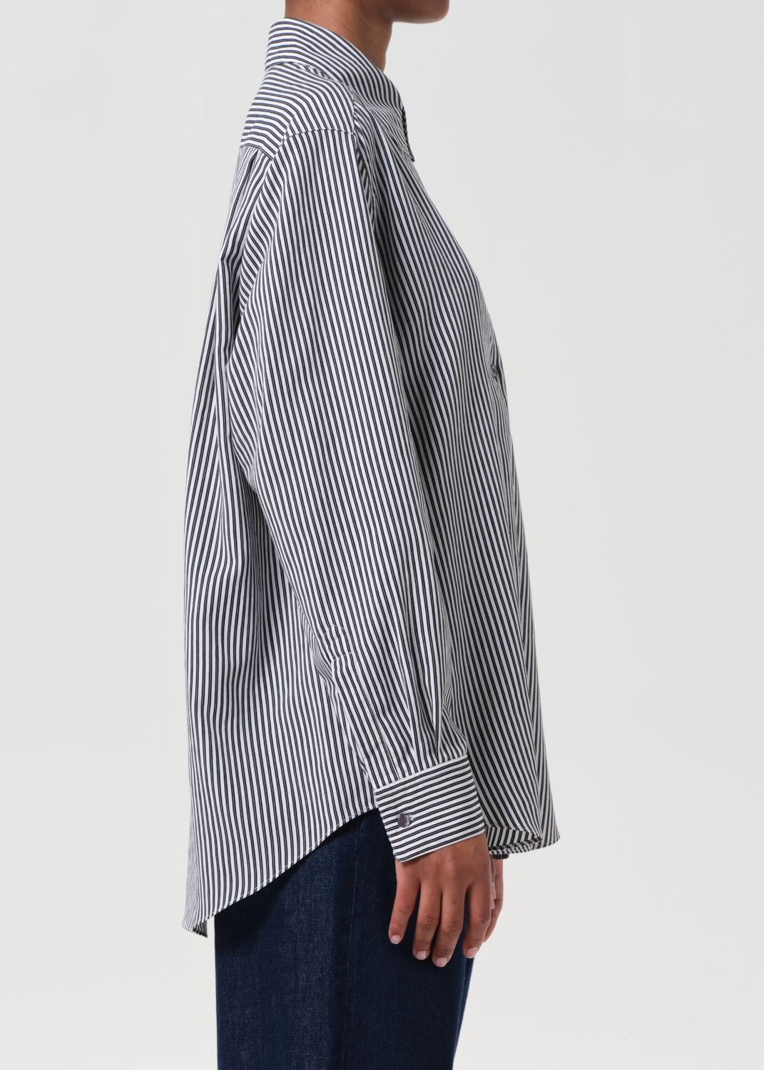 Aris Shirt in Solene Stripe Side
