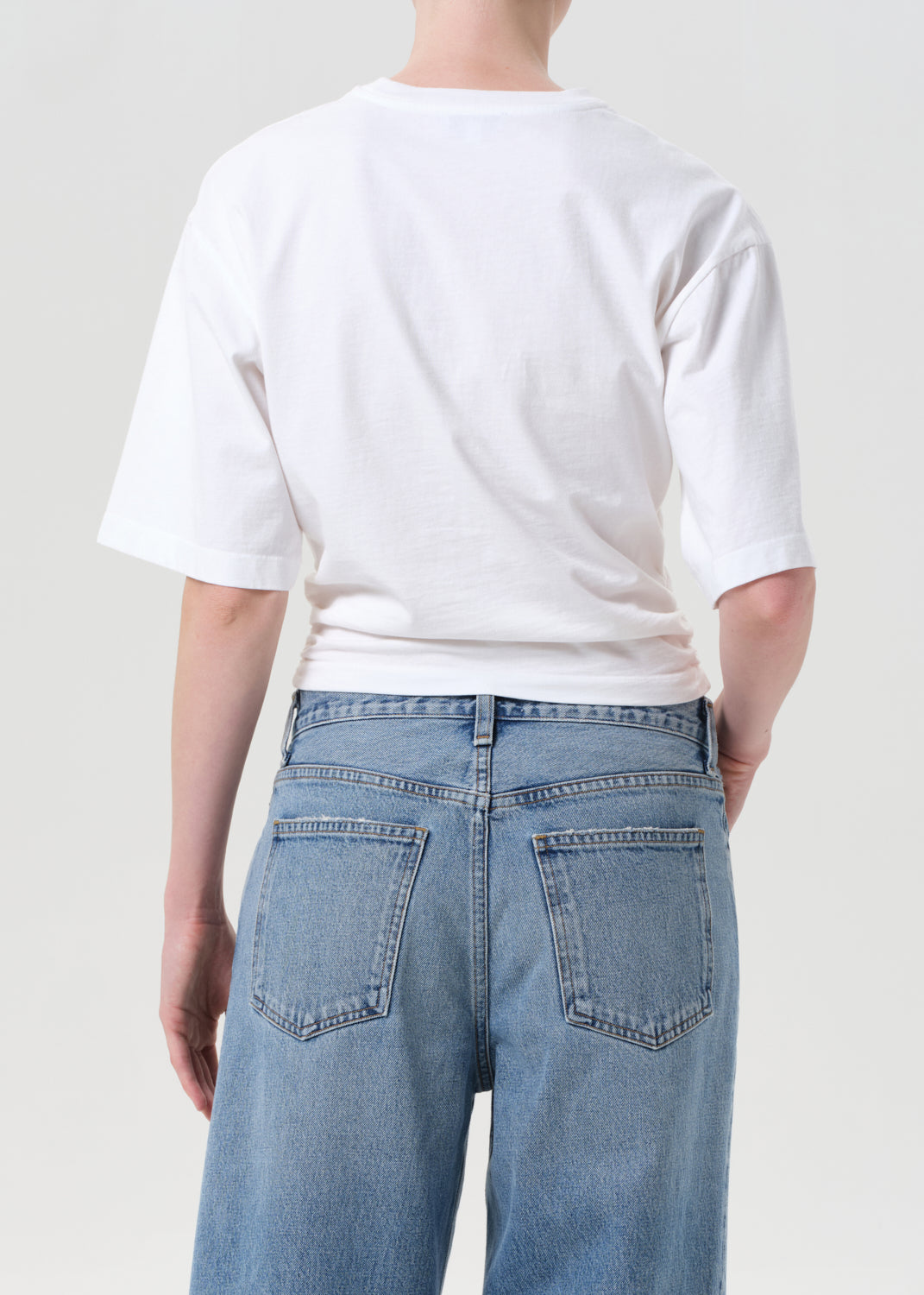 Shari Tee in White Back