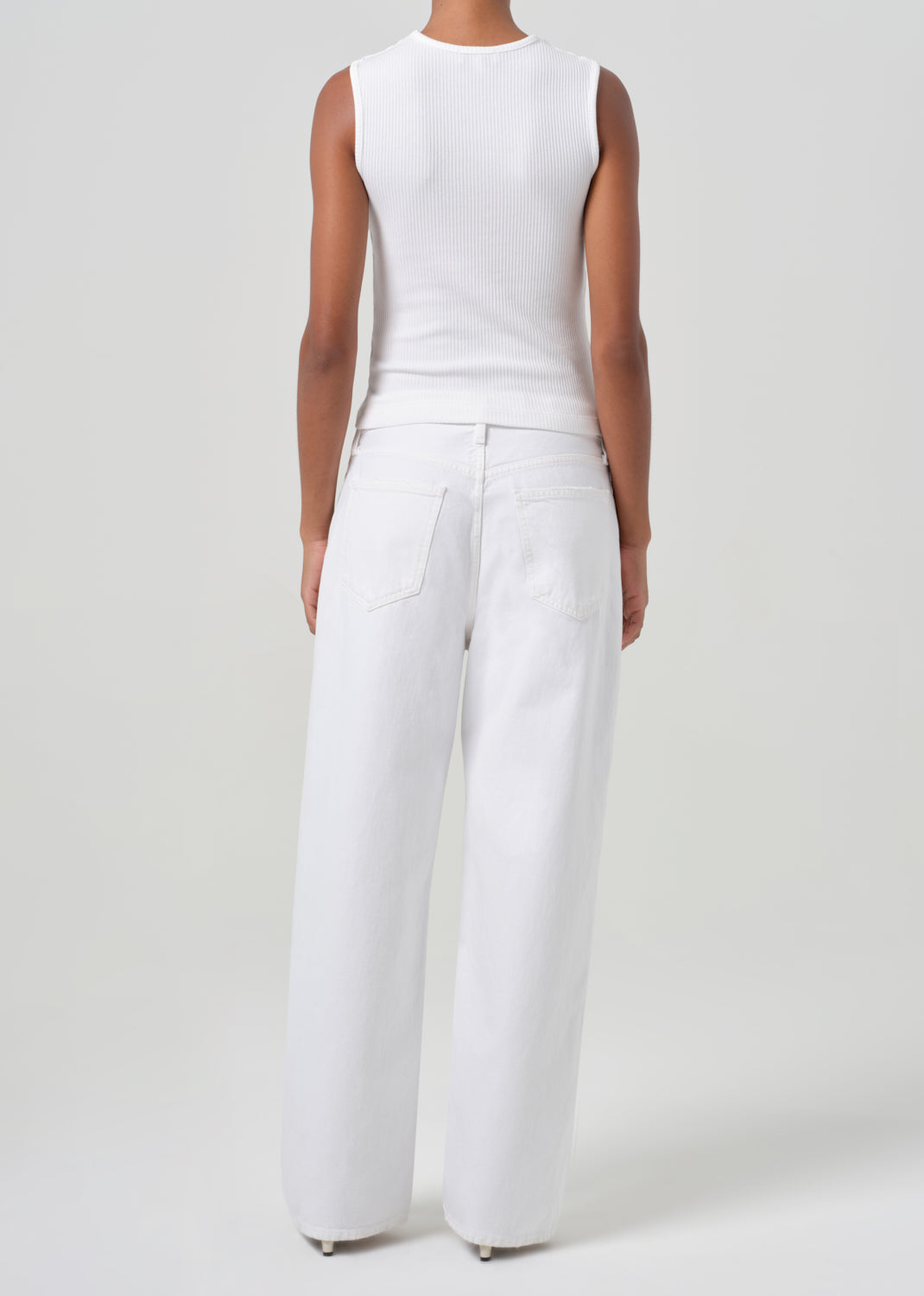 Low Slung Baggy 30.5" in Milkshake back