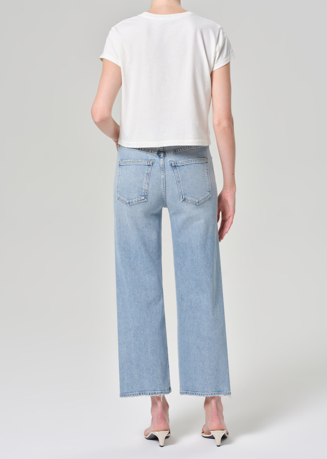 Harper Crop Jean in Formula back