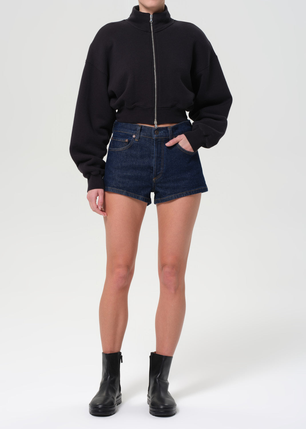 Ridley Vintage High Rise Short in Reissue front