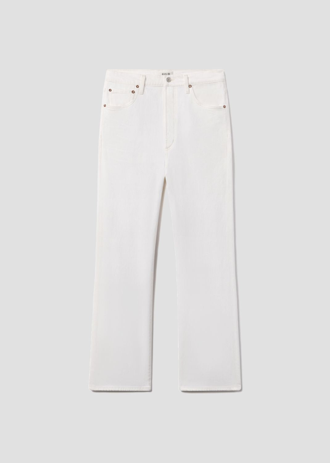 Harper Straight Jean (Stretch) in White Wash