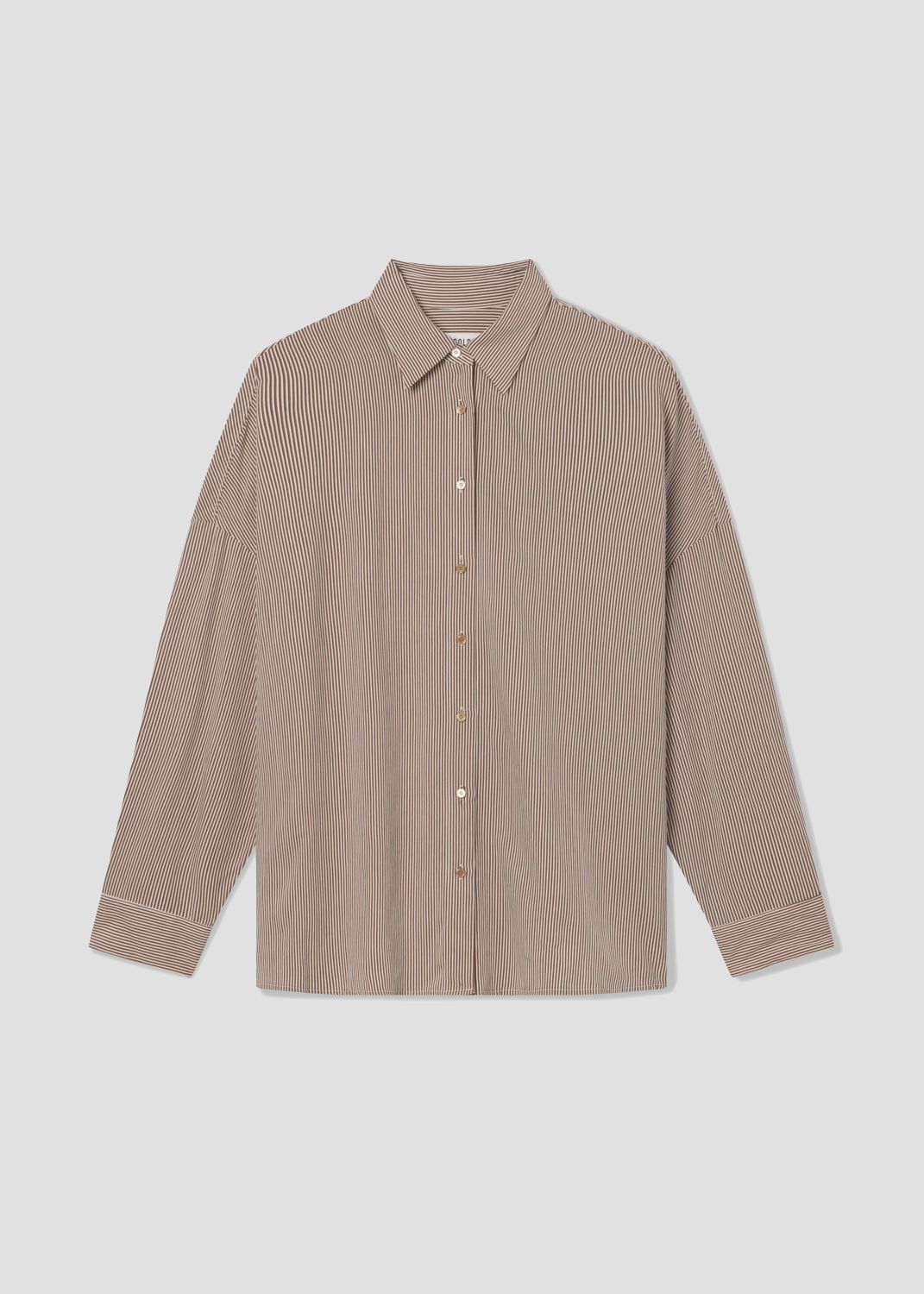 Roux Shirt in Jakarta Stripe flat