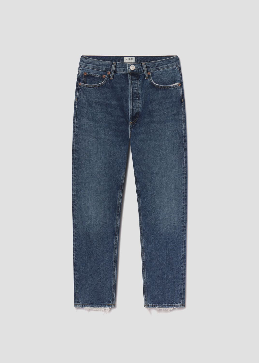90's Pinch Waist High Rise Straight in Range flat