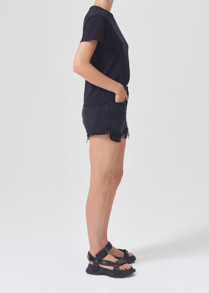 Parker distressed denim shorts