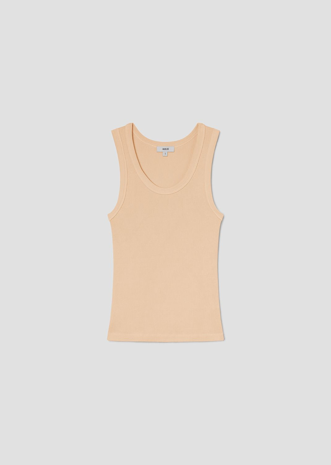 Poppy Scoop Neck Tank in Sun Filter Flat