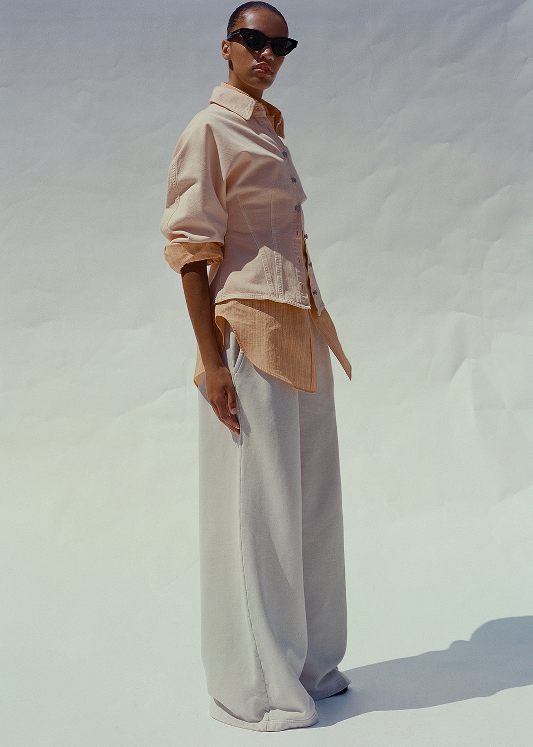 Devon Shirt Sun Filter Sona Shirt Fontana Stripe Orange Soda