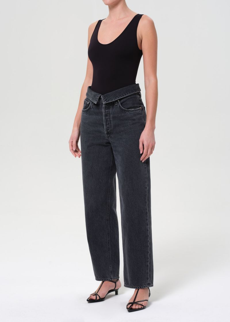 Tora Tank Bodysuit in Black close up