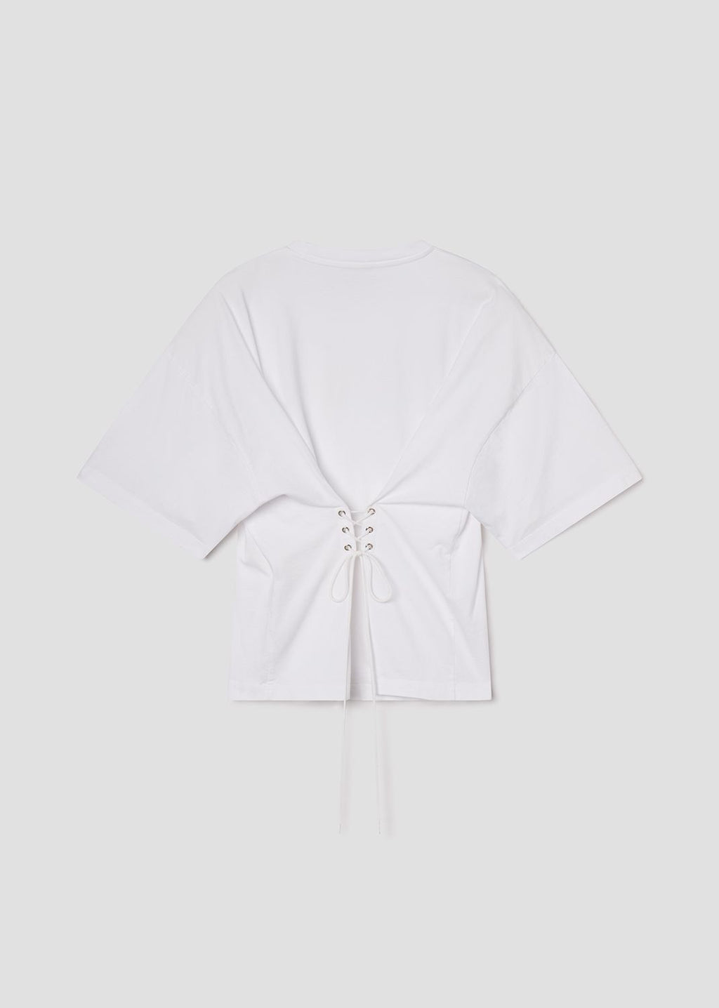 Ellery Tee in White Flat Back