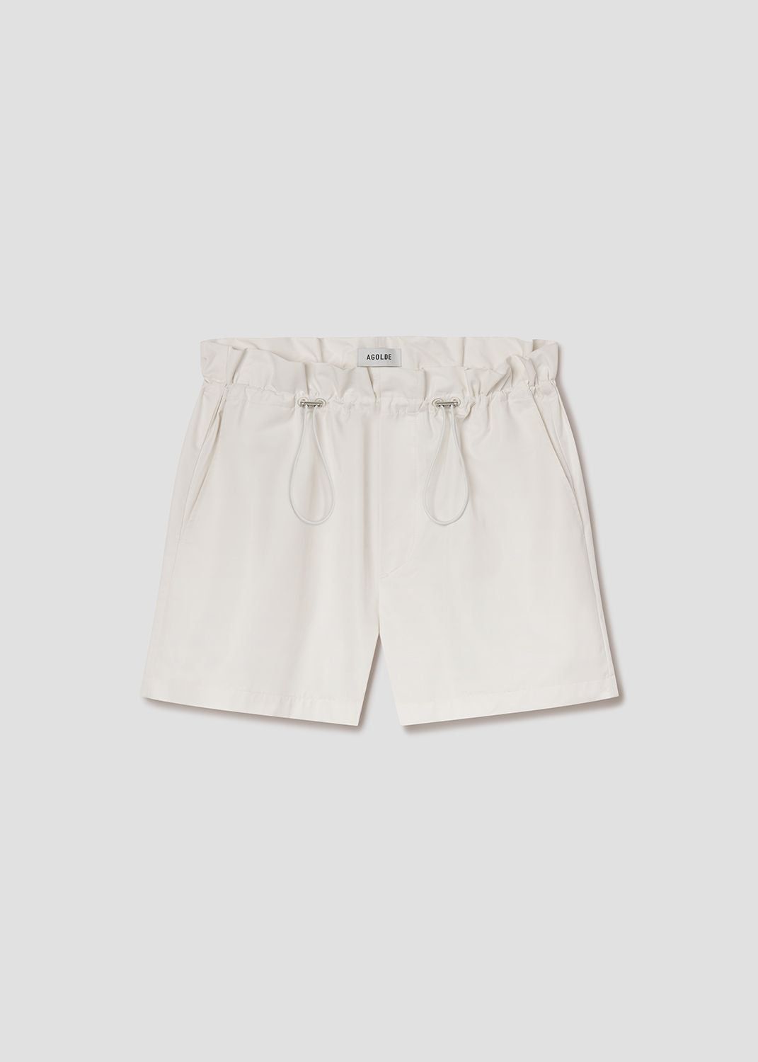 Lydia Pull On Gather Short in Chalk White – AGOLDE