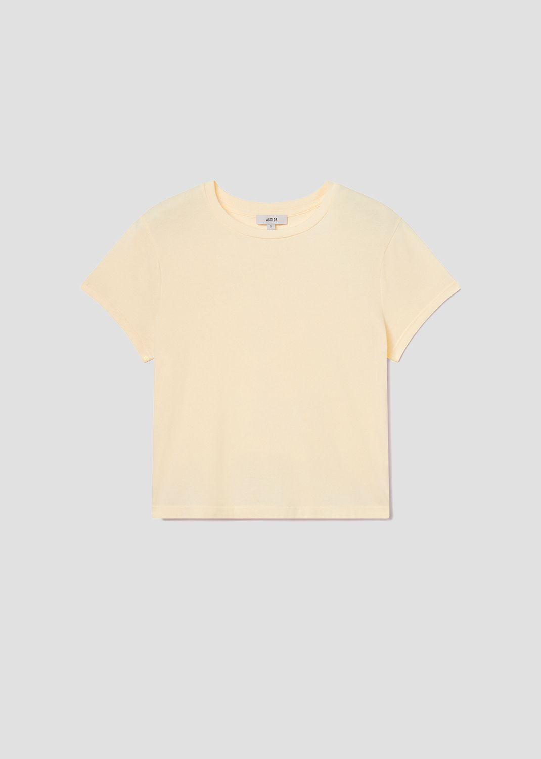 Adine Shrunken Tee in Lemon Drop Flat