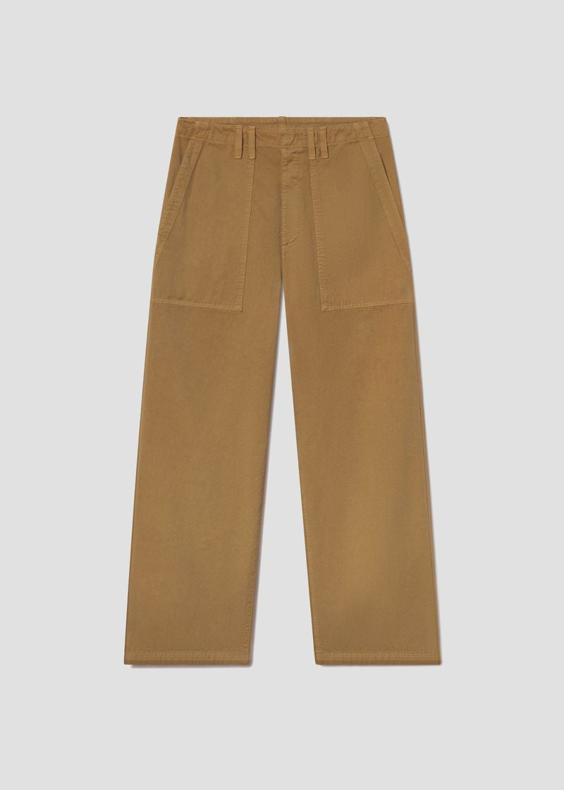 Yuna Low Slung Utility Pant in Crocodile flat