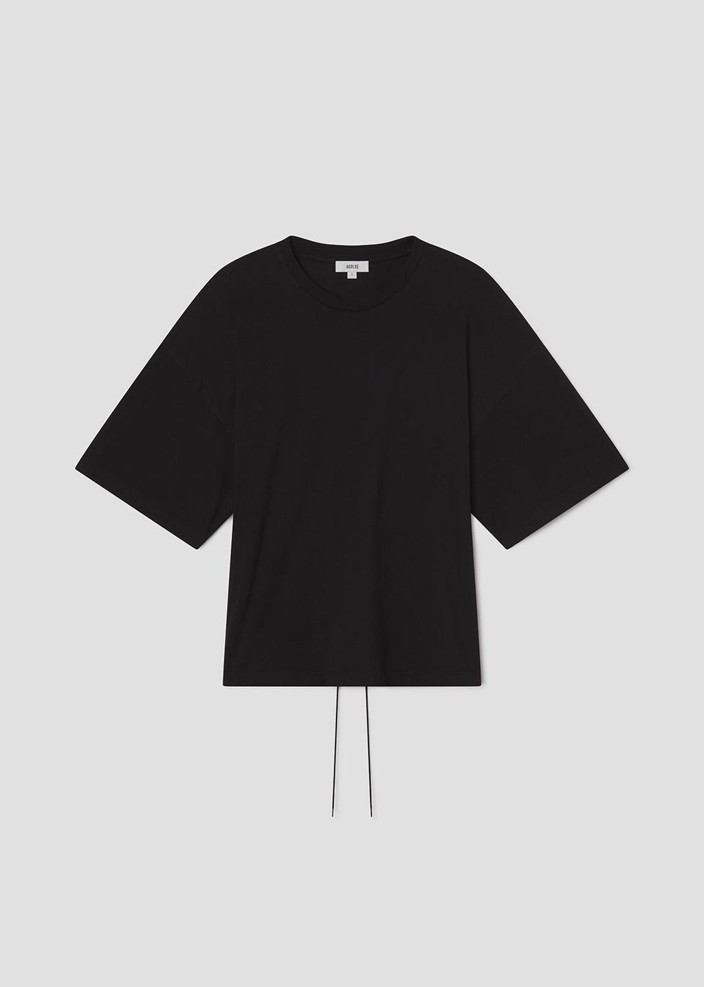 Ellery Tee in Black Flat Front