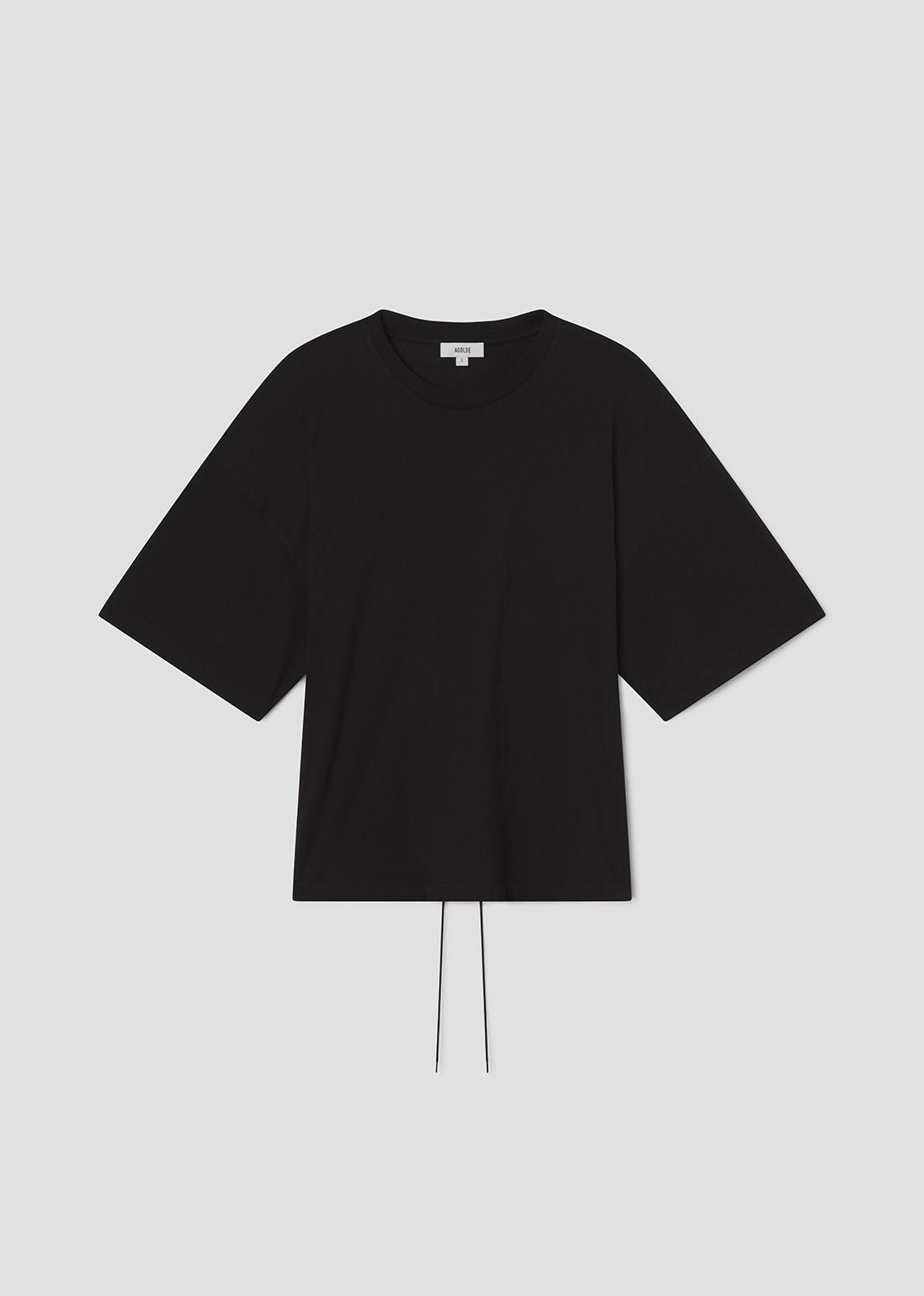 Ellery Tee in Black Flat Front