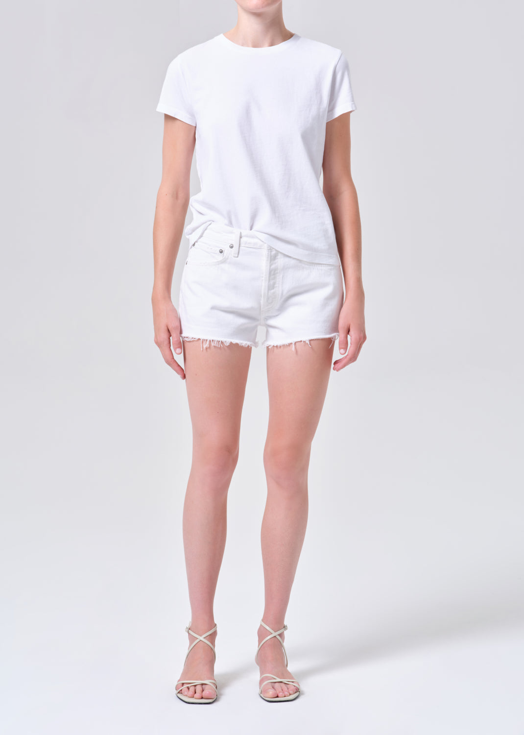 Parker Vintage Cut Off Short in Marshmallow