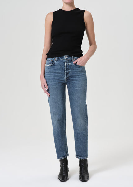 AGOLDE Riley Ripped Crop outlet Straight Leg Jeans