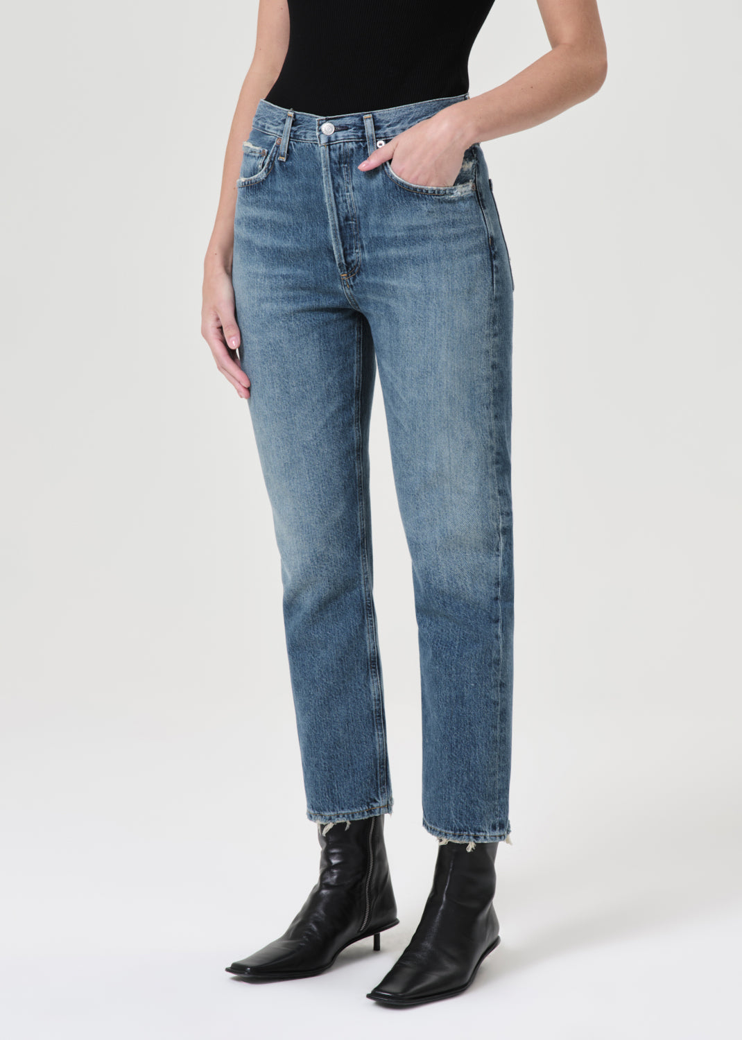 High rise shops crop jeans