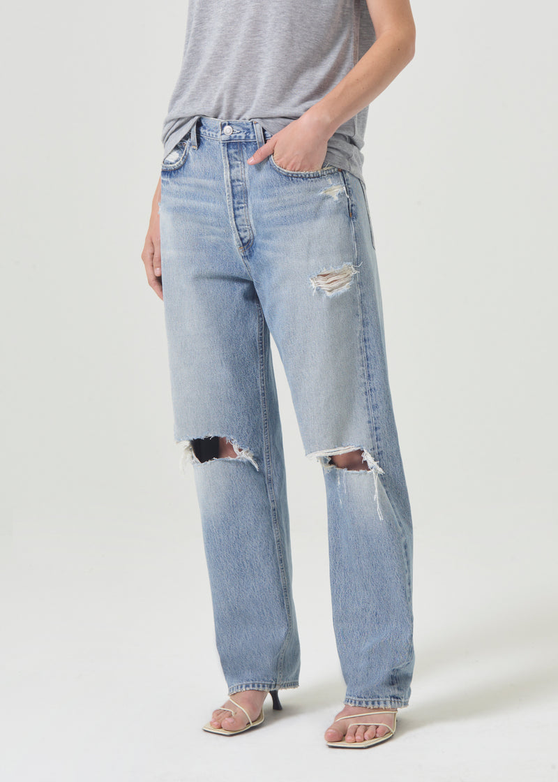 90's Mid Rise Straight in Threadbare – AGOLDE