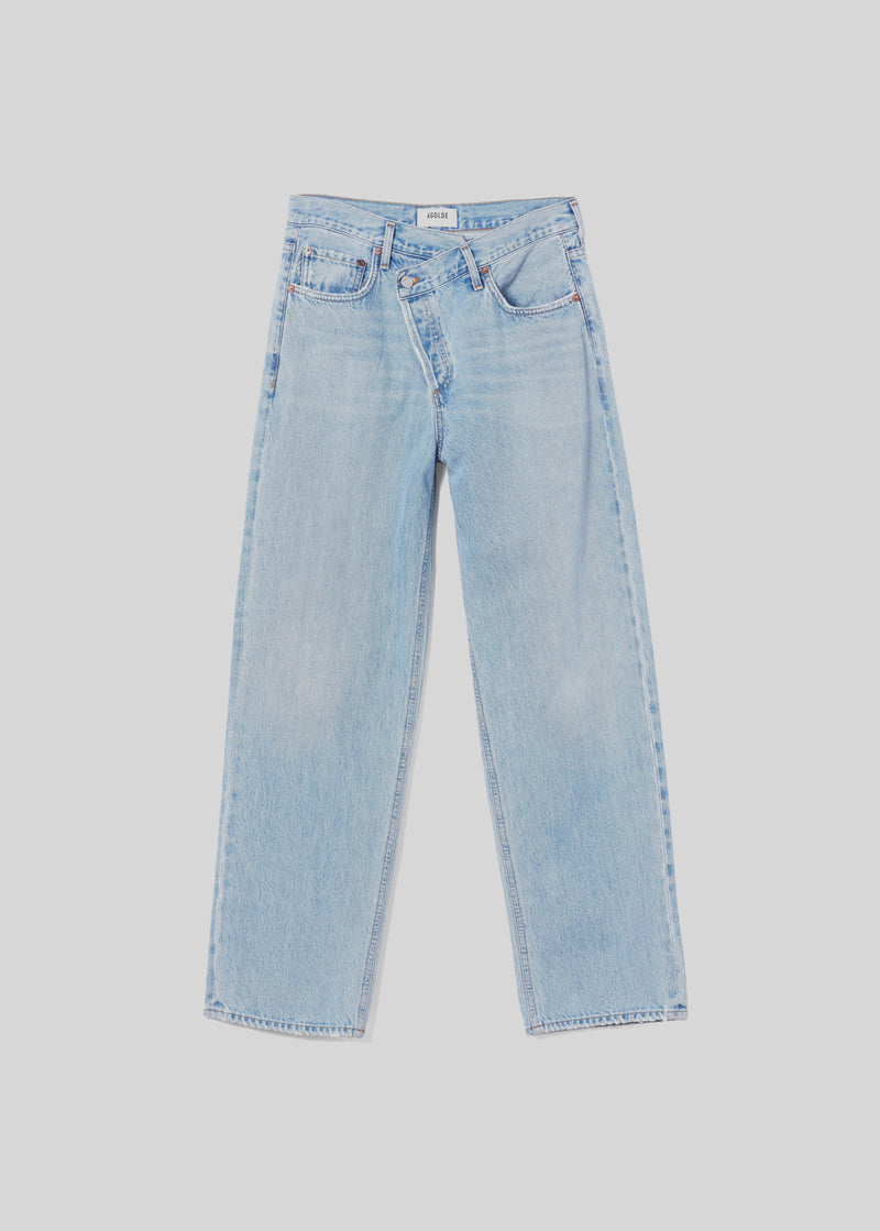 AGOLDE Criss Cross Upsized Jean in Suburbia – manhattan casuals