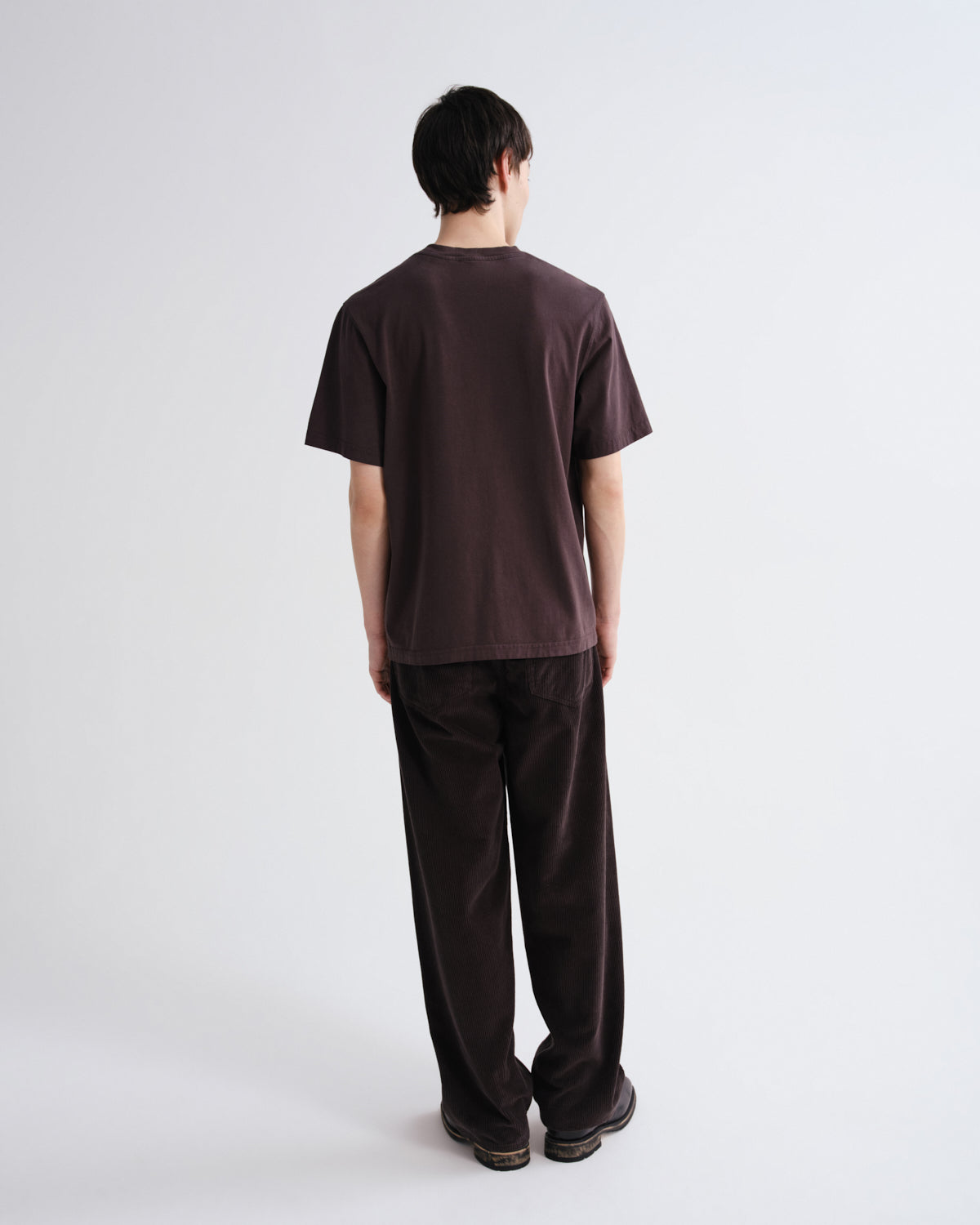 Asha Mock Neck Tee in Forge