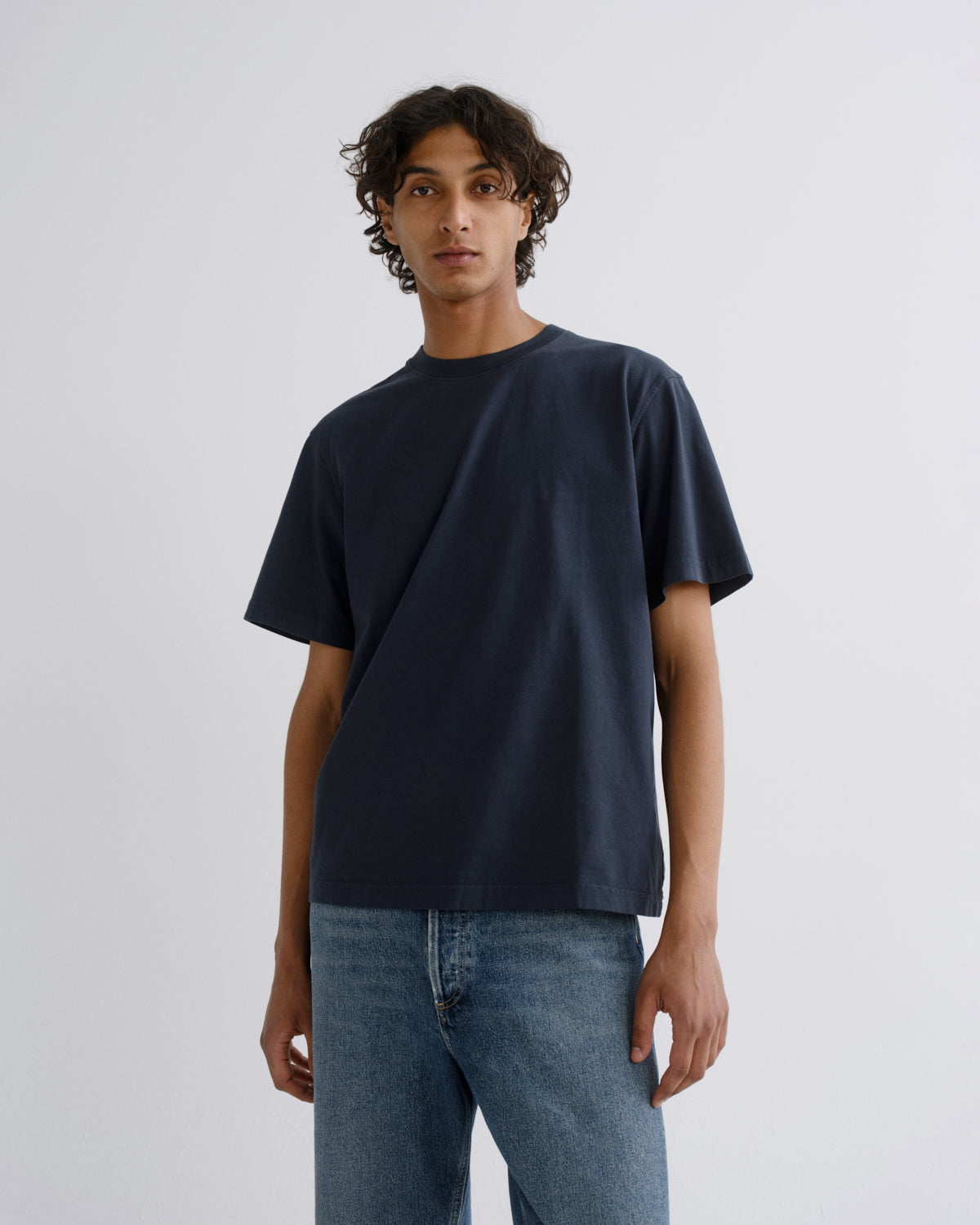 Asha Mock Neck Tee in Lyon