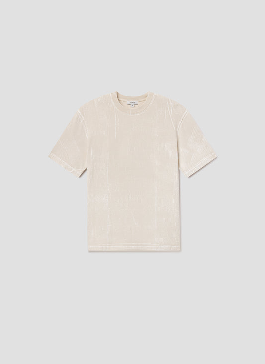 Asha Mock Neck Tee in Tempo