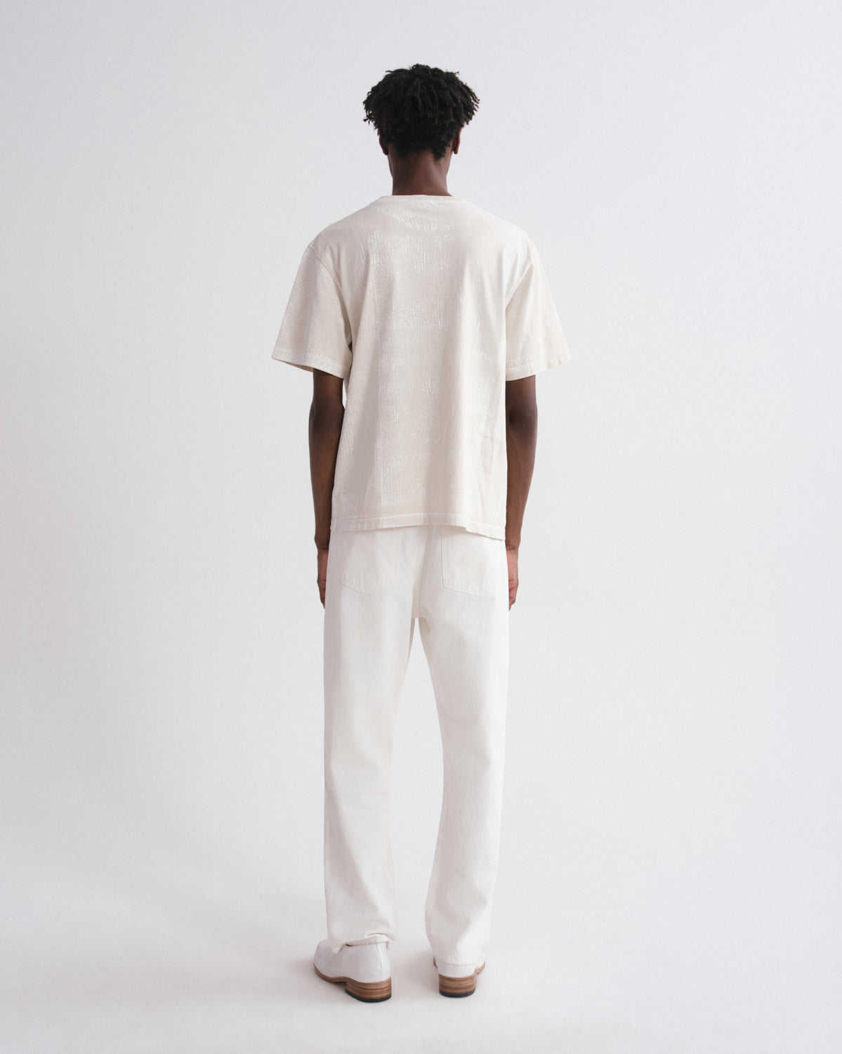 Asha Mock Neck Tee in Tempo