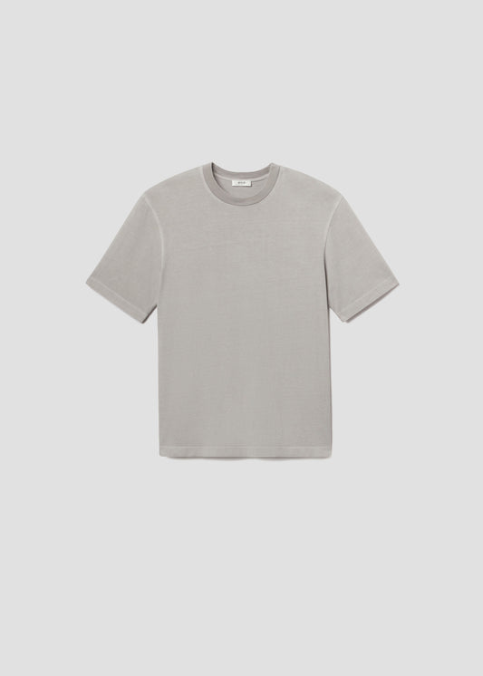 Asha Mock Neck Tee in Reflect