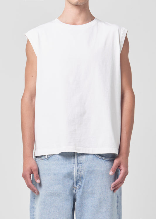 Seth Muscle Tee in Wired front