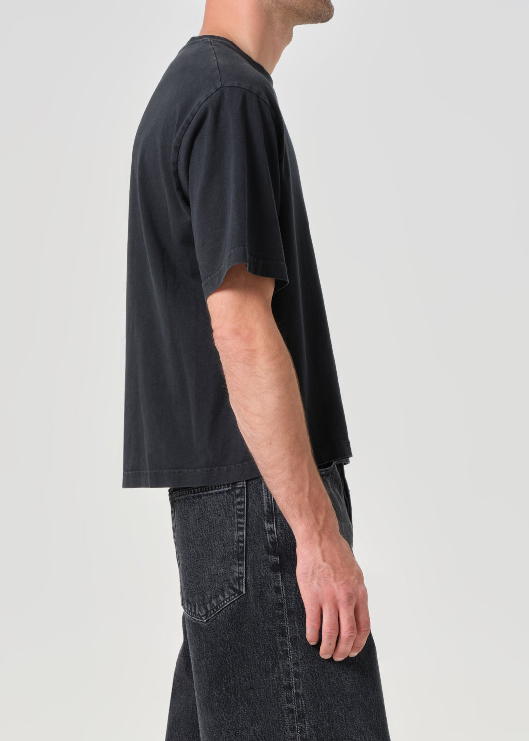 Marr Tee in Washed Black