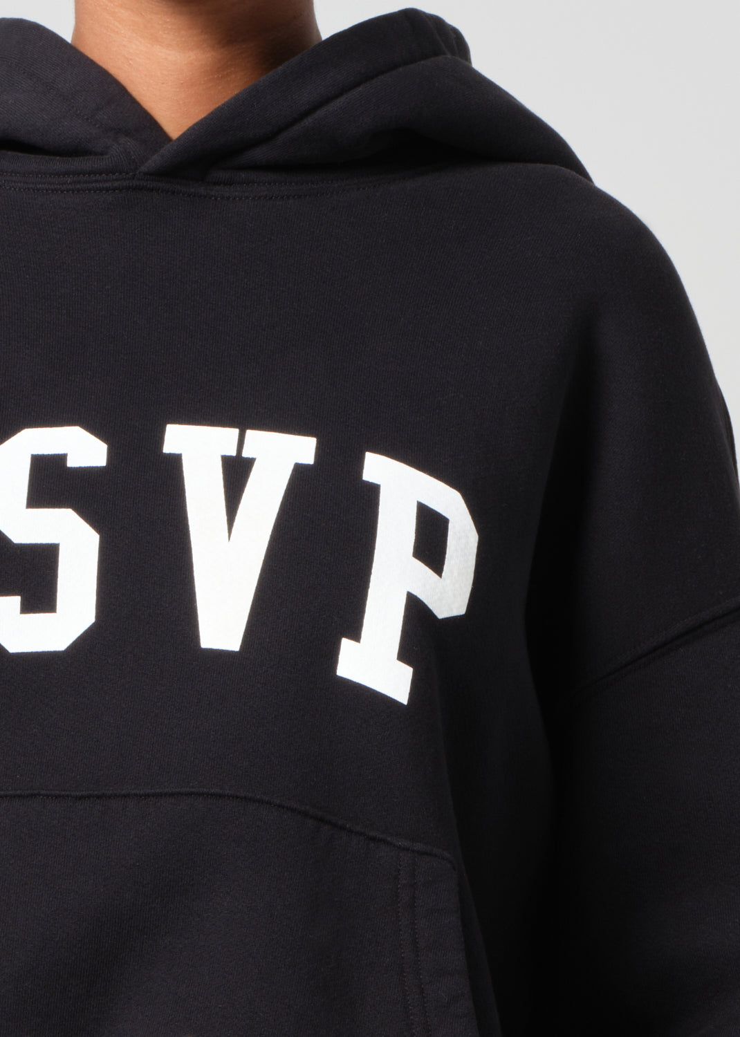 AGOLDE / RSVP Arch Logo Hoodie in Marker / Chalk