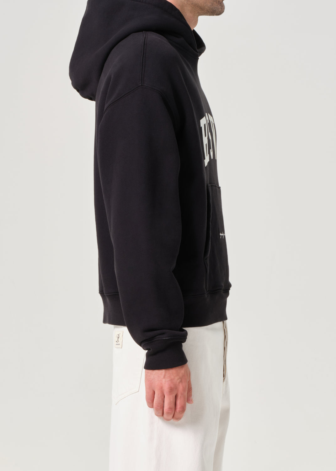 AGOLDE / RSVP Arch Logo Hoodie in Marker / Chalk