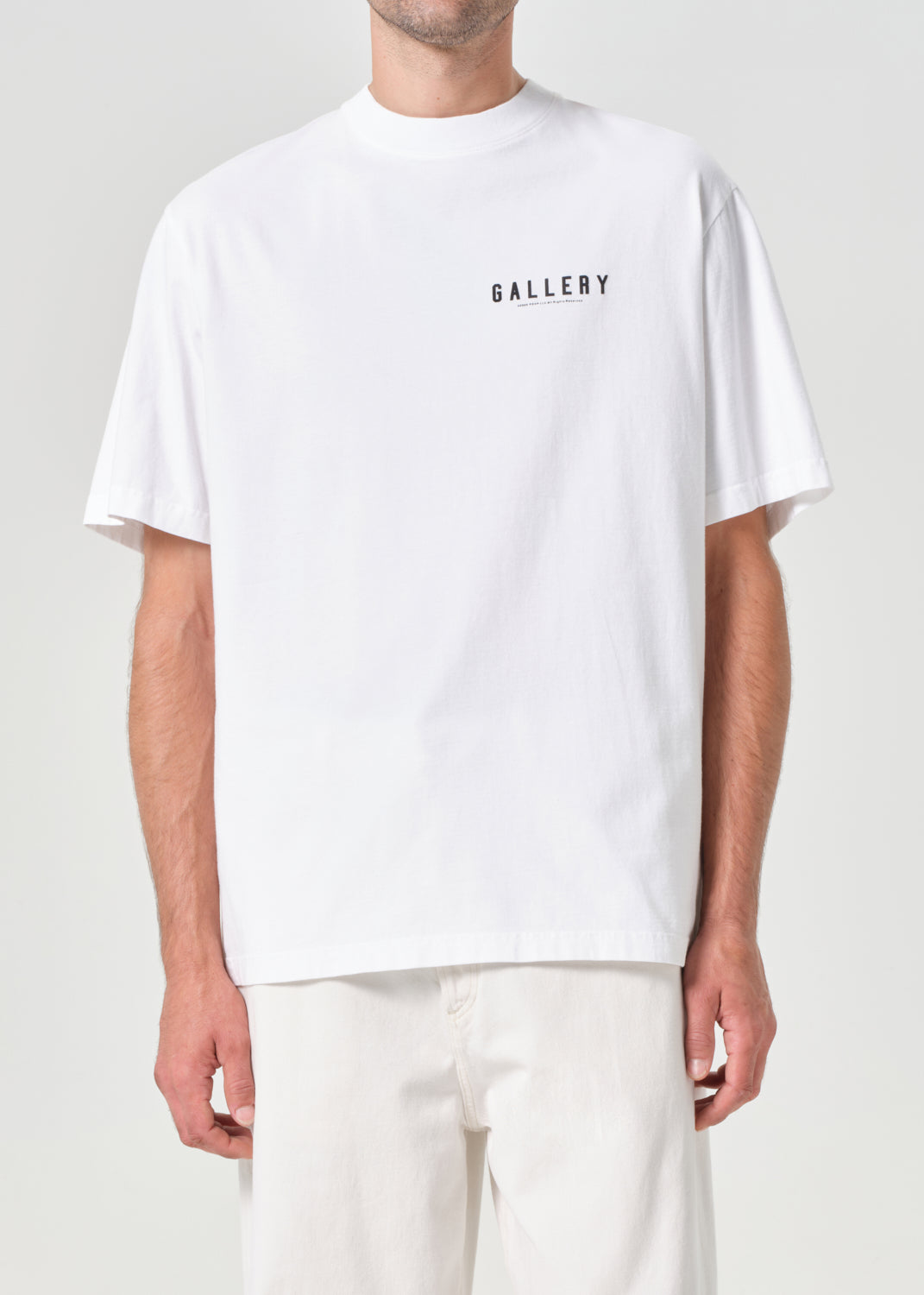 AGOLDE / RSVP Gallery S/S Tee in White / Black