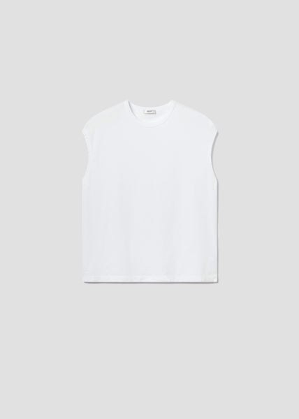 Leonard Sleeveless Tee in White – AGOLDE