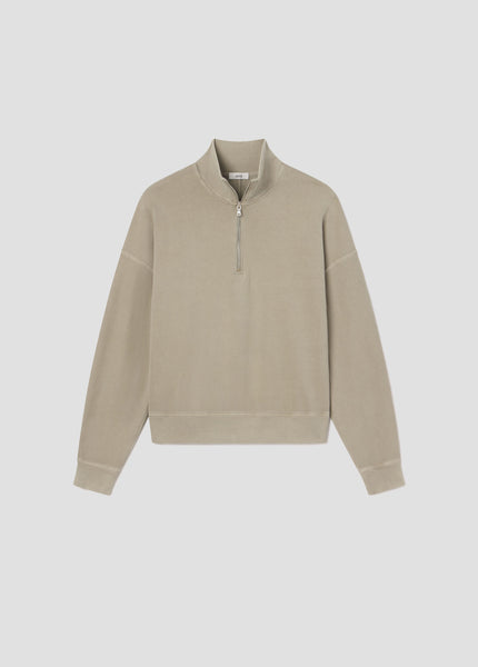 Idris Quarter Zip in Wicker – AGOLDE