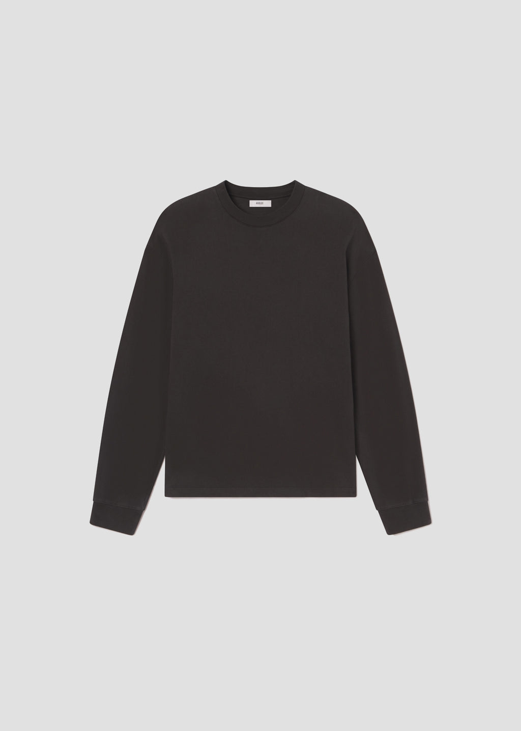 Asha Long Sleeve Mock Neck Tee in Cave Flat