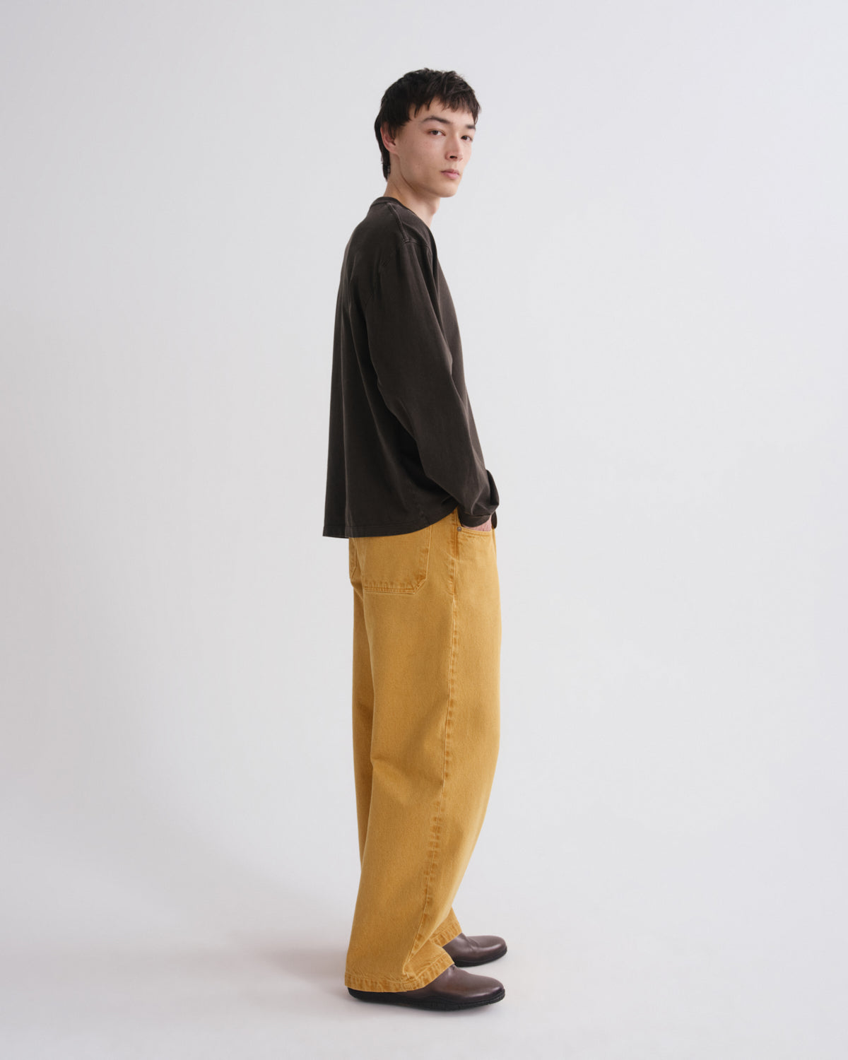 Asha Long Sleeve Mock Neck Tee in Fracture
